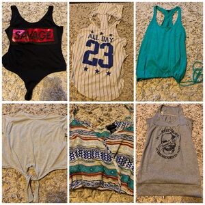 Shirt Lot - 6 tops  (size Med)